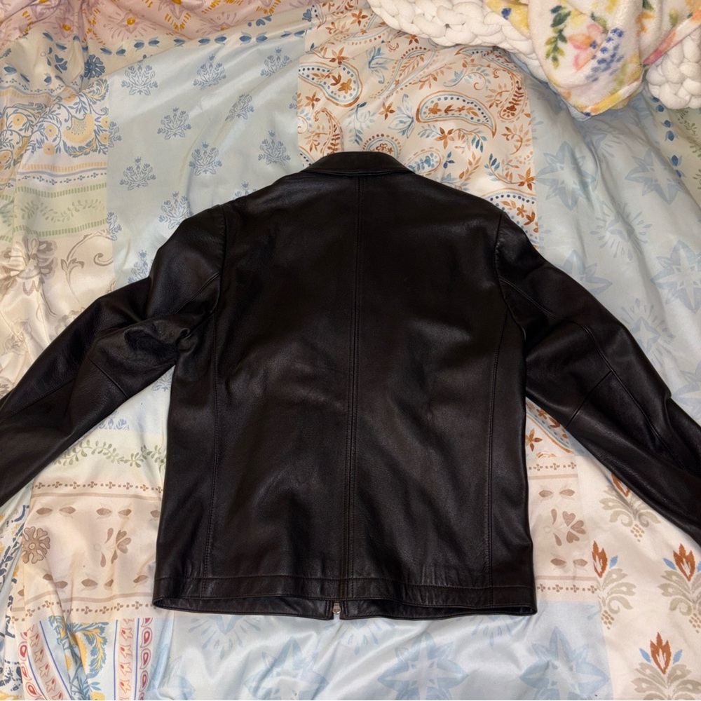 Express Black Leather Jacket - image 3